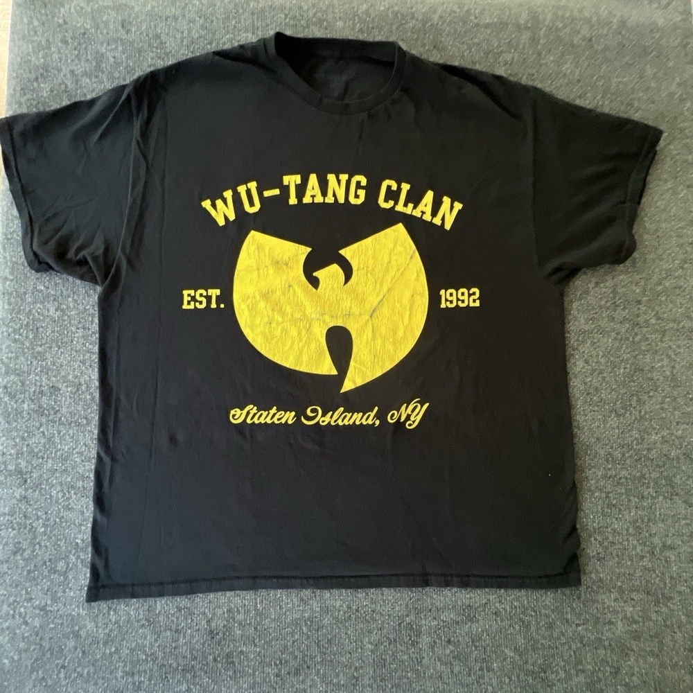 Wu-Tang Clan Tee Mens 2XL Black Staten Island NY Hip Hop